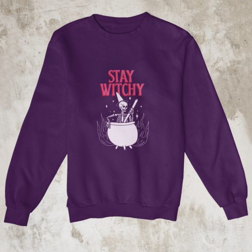 STAY WITCHY - Crewneck pulóver