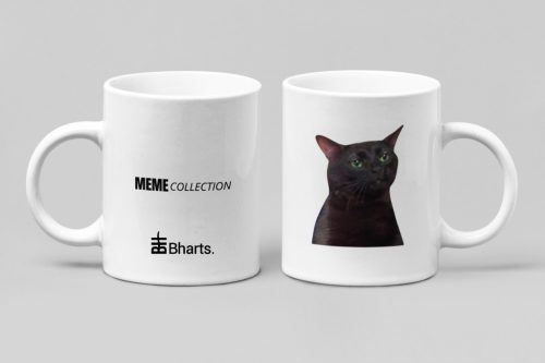 ZONE OUT CAT kerámia bögre - The meme collection