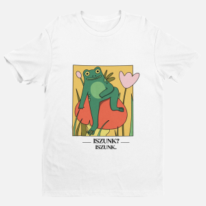 Iszunk? Iszunk. - környakú pamut póló