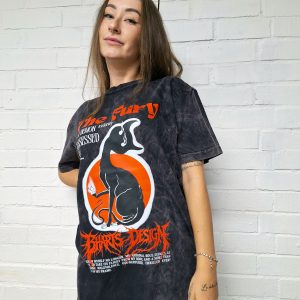 THE FURY - környakú pamut póló
